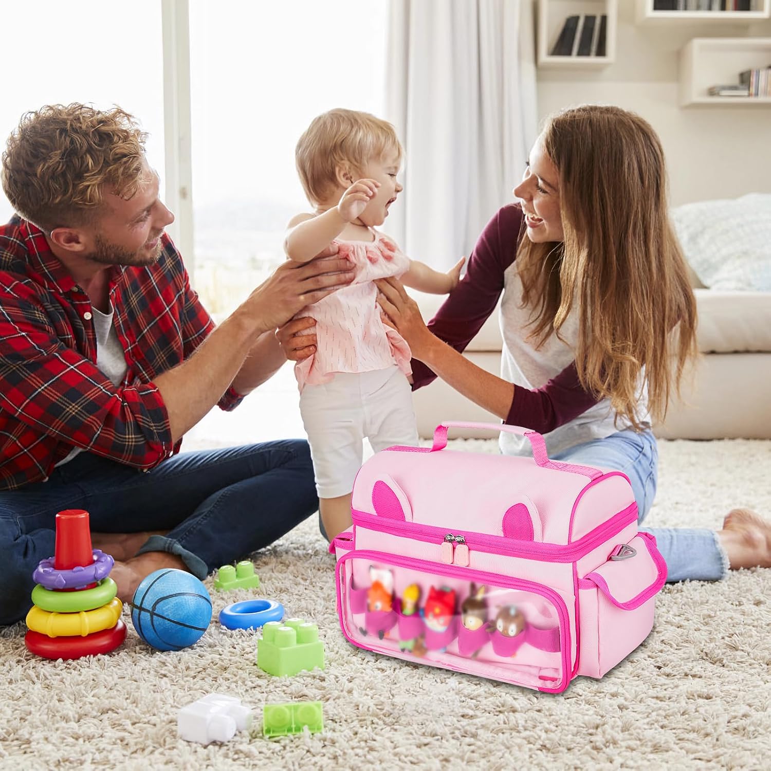 Étui de transport Toniebox 2/1 - sac rangement personnages, accessoires