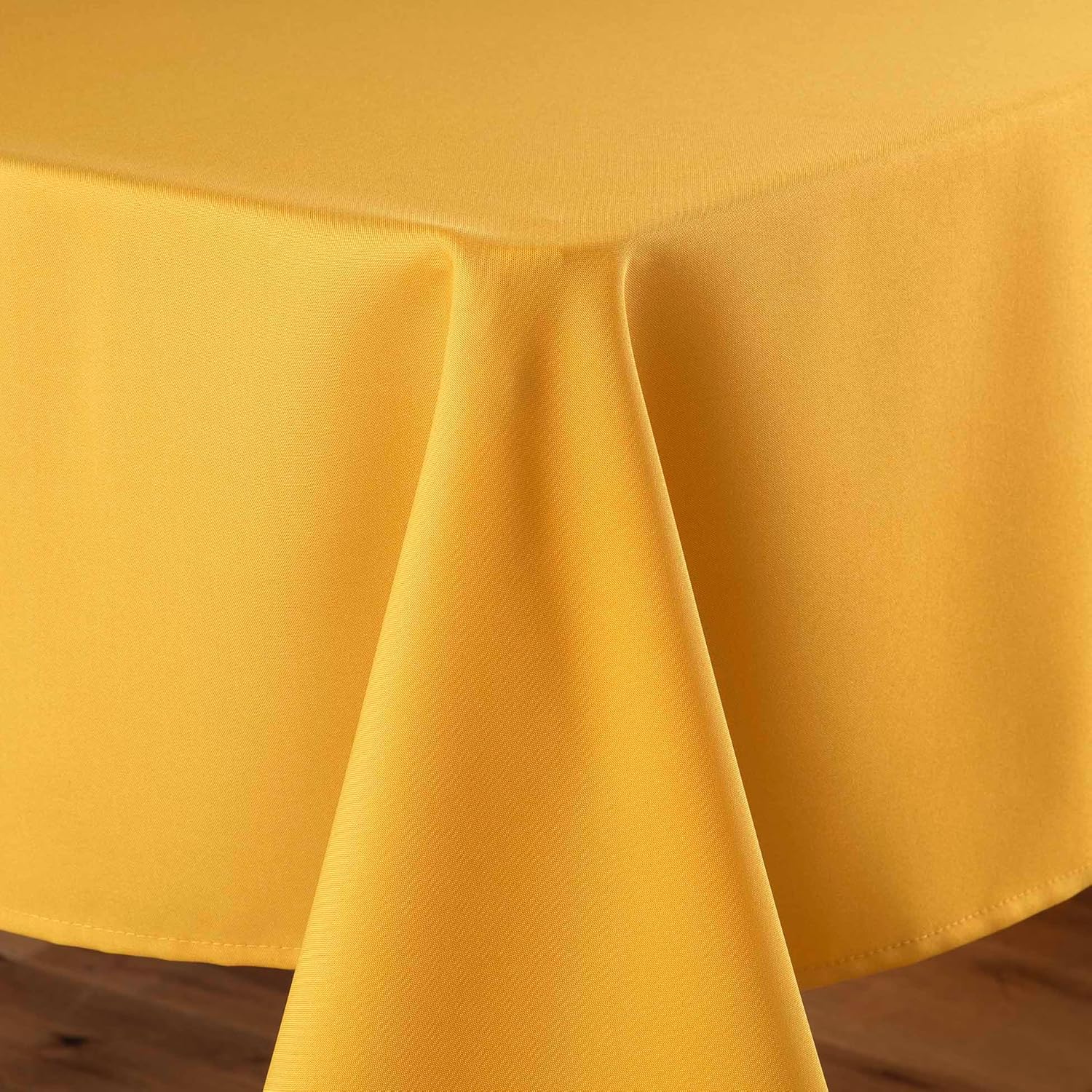 Nappe - uni polyester Essentiel - 140x300 cm - coloris miel