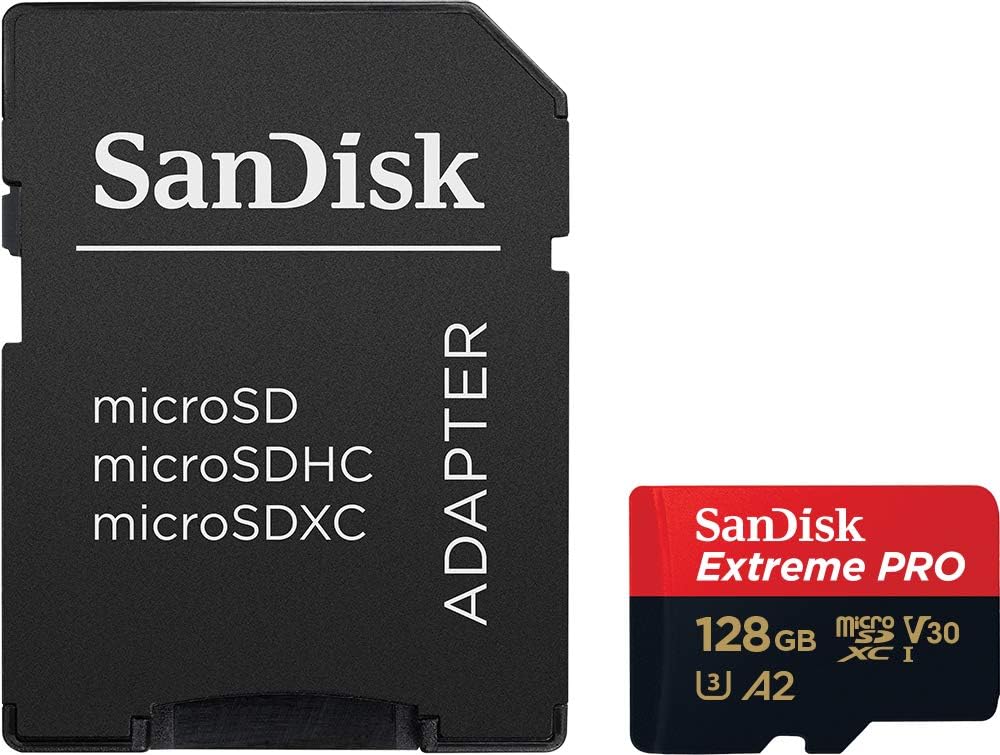 SanDisk - Extreme PRO microSDXC 128Go - 200Mo/s, A2, UHS-I, V30