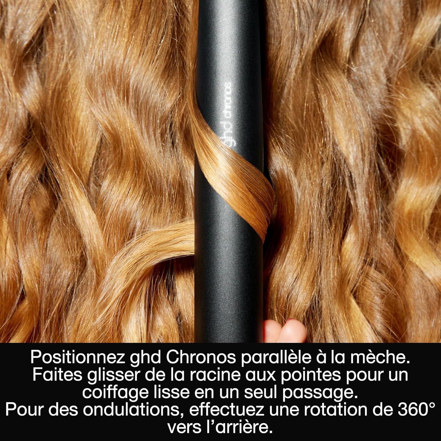 ghd - Lisseur Chronos - coiffage rapide, anti-frisottis, brillance