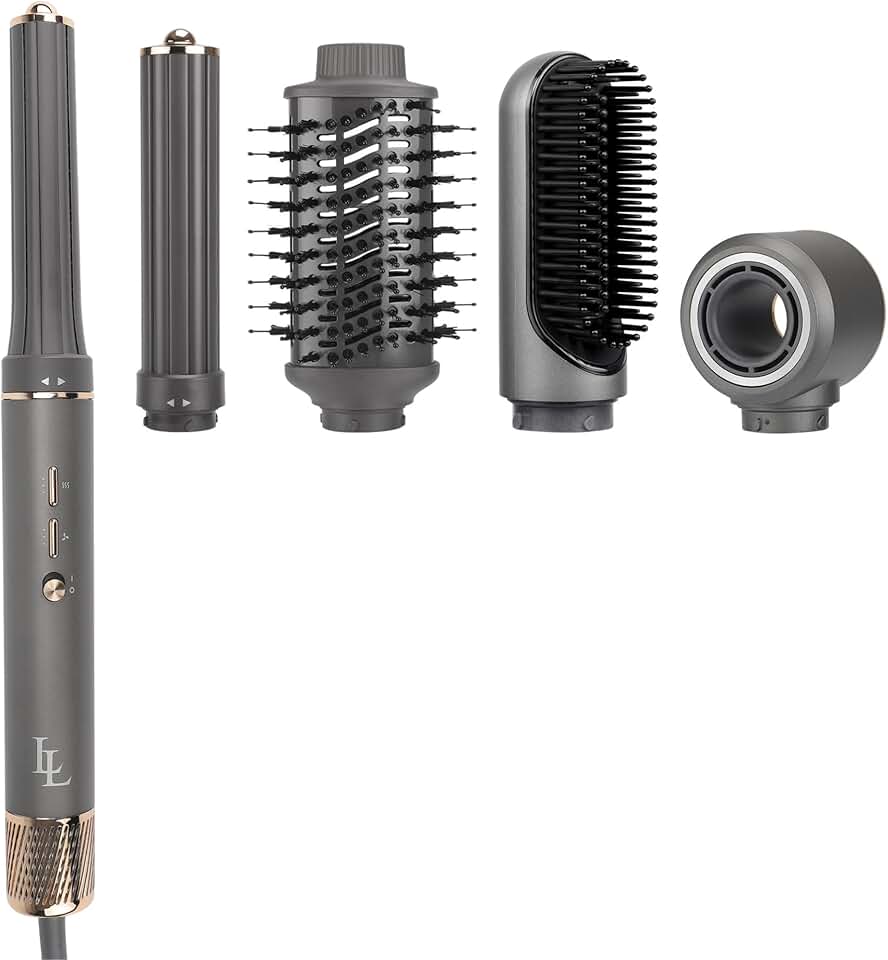 Brosse soufflante - Air Styler luxe - séchage rapide, boucleur, volumateur, lisseur - 135000 RPM