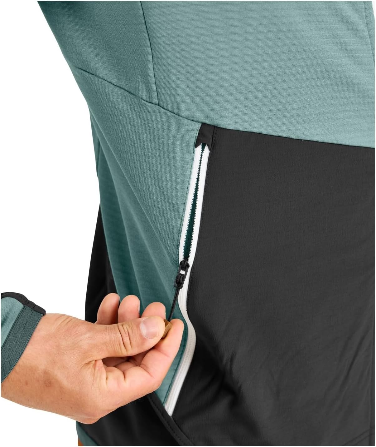 Ypsilanti - Fleece Rib Hoody - M - Wild Herbs, Confort Doux