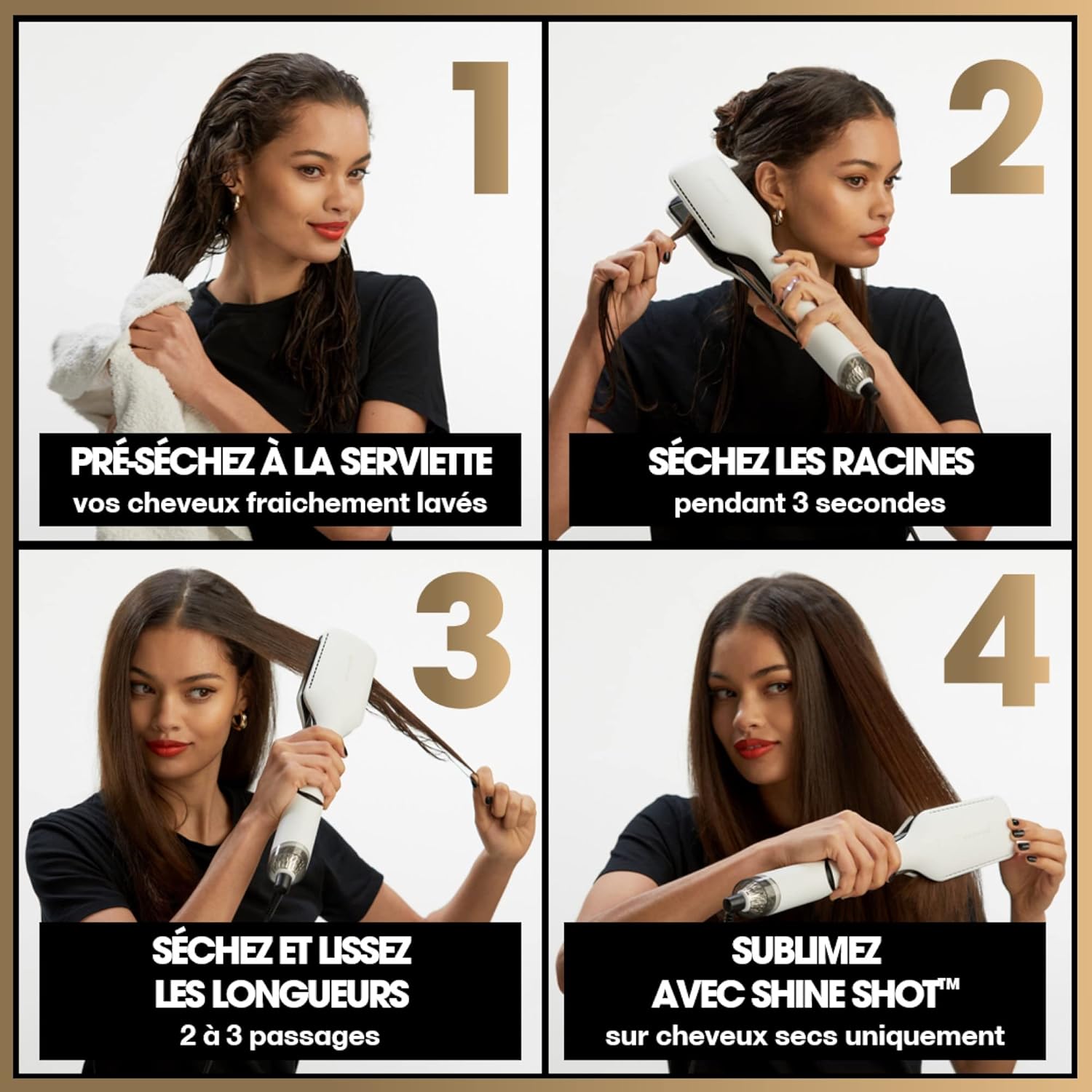 ghd - Duet Style - Lisseur 2-en-1, sèche et lisse, sans chaleur extrême