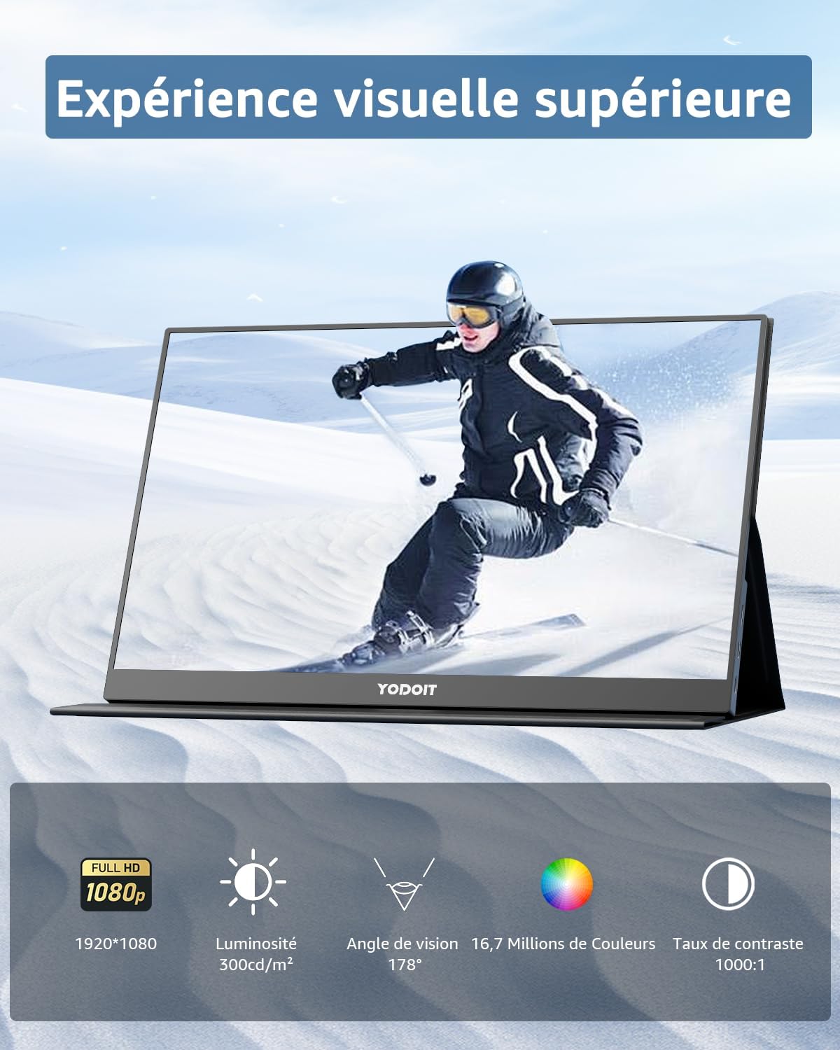 Yodoit - écran portable 17,3