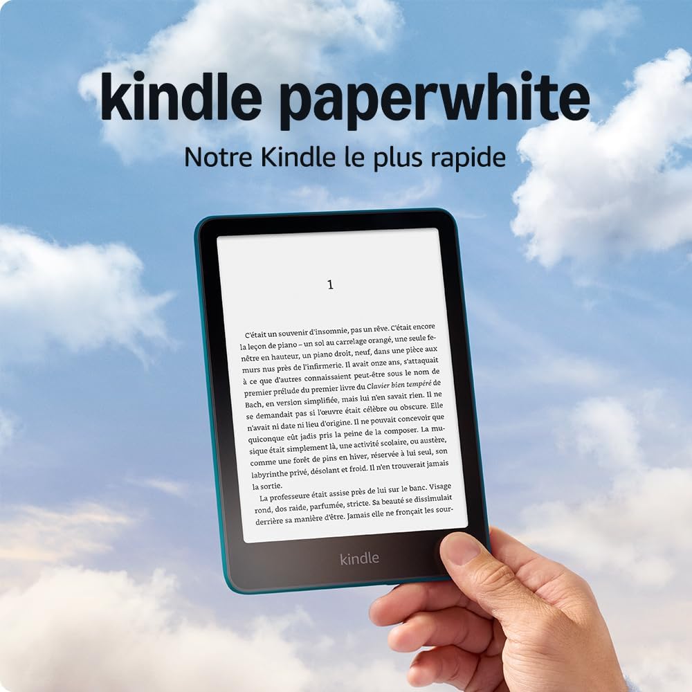 maxii-dealz - Kindle Paperwhite nouvelle génération - 16 Go - écran antireflets, autonomie longue, Vert jade