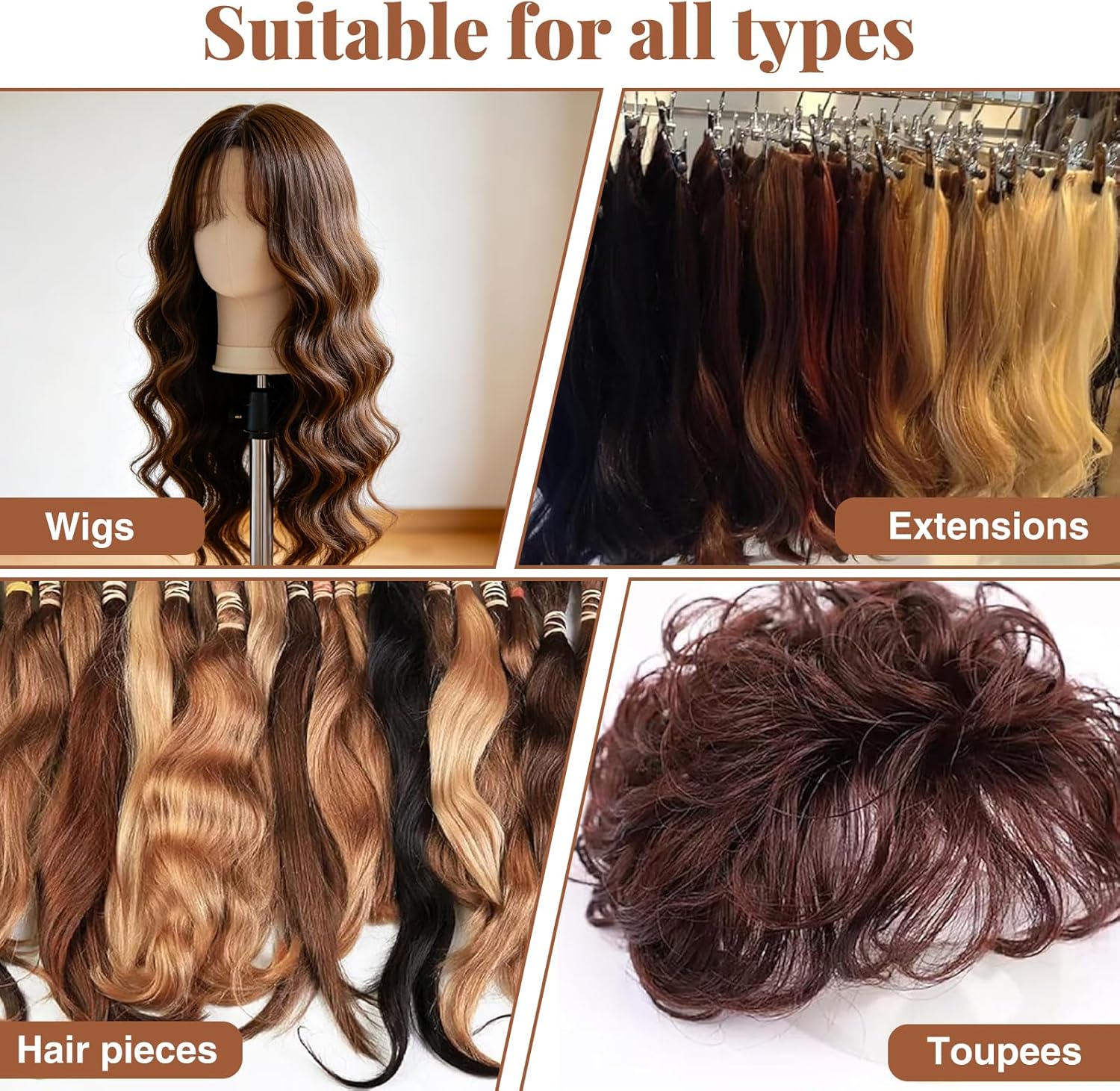 UNEK - Parfum perruques 50ml - spray sans alcool, longue fraîcheur