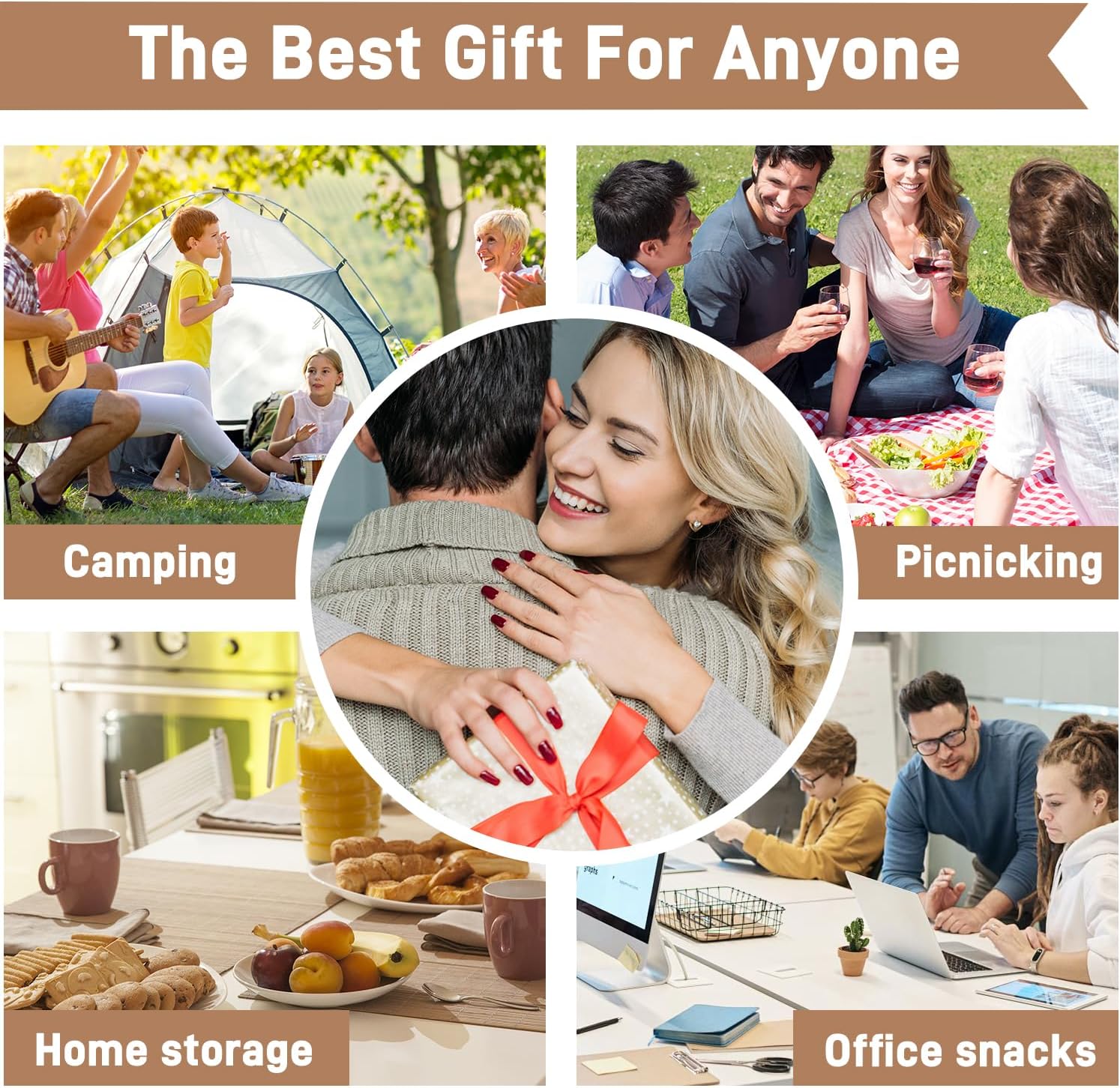 Mini scelleuse thermique portable 2-en-1, rechargeable, auto-off, blanc