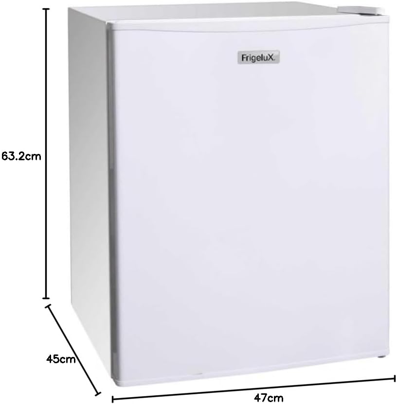 FrigeluX - Cube 58L blanc, réfrigérateur compact, CUBE72A++