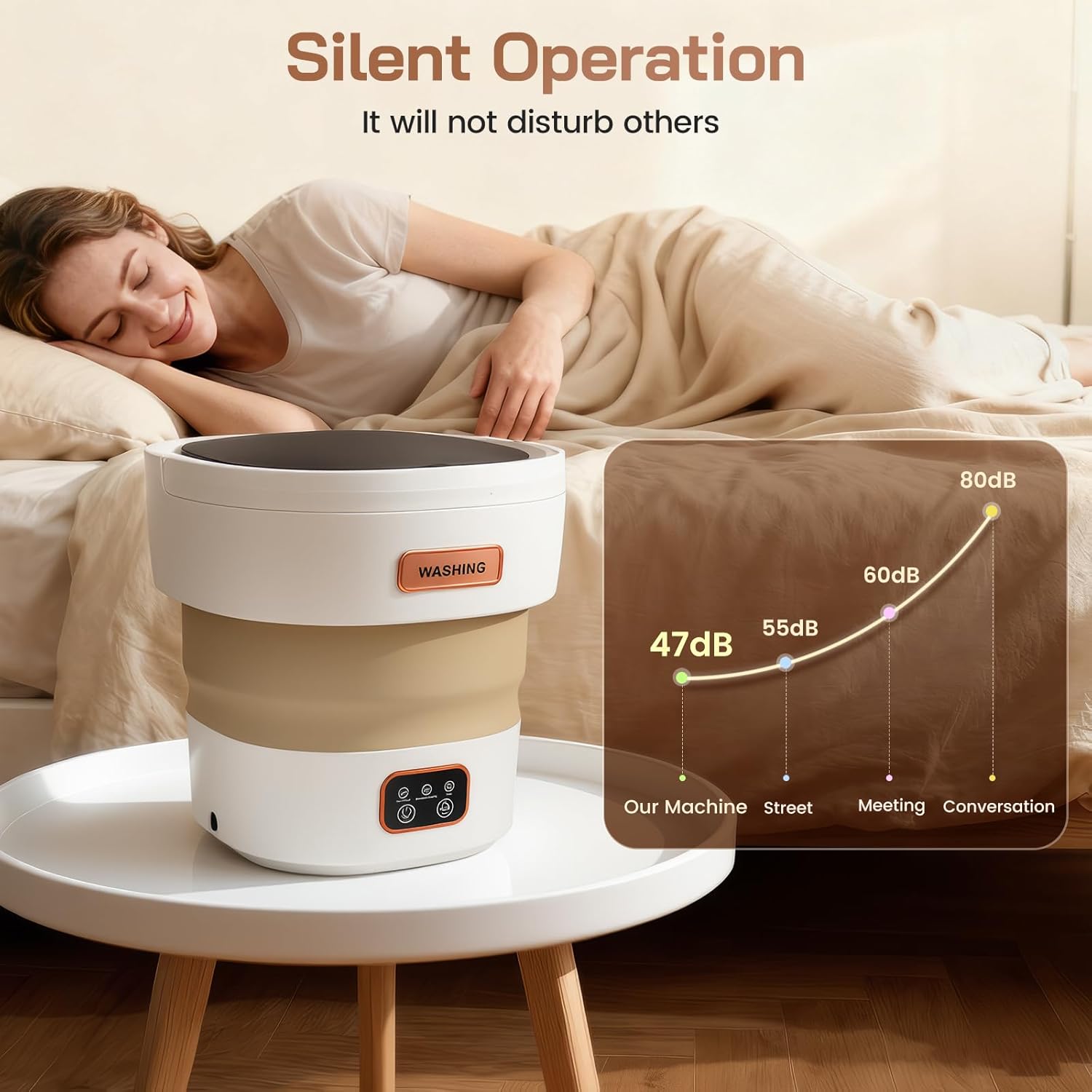 Machine à laver portable - mini 15L - compact, 3 modes lavage, essorage, idéal sous-vêtements et bébés