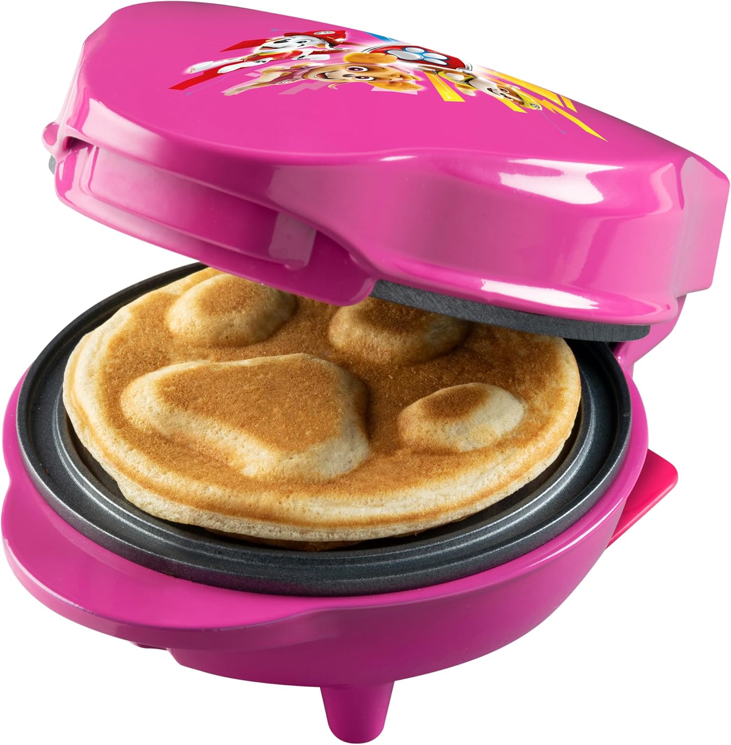 Bestron - gaufrier Paw Patrol - Ø10 cm - mini, indicateur cuisson, rose