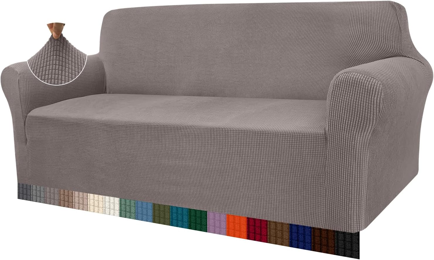 Granbest - housse canapé jacquard élastique 3 places - protection animaux