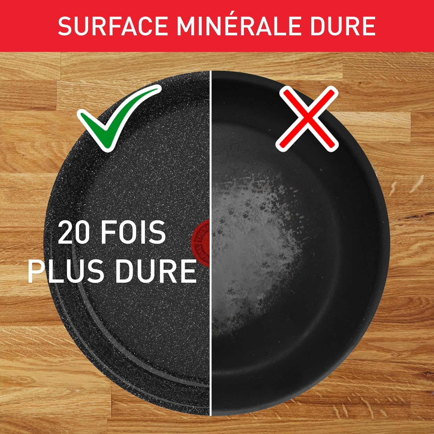 Tefal - Ingenio Intens' Ceram - 8 pièces - céramique, induction, poignée amovible, L2649802