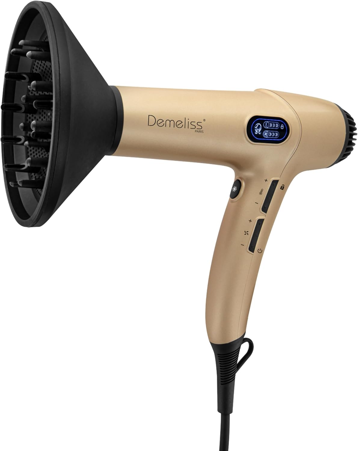 Demeliss Saint Algue - Pro Series - compact léger puissant - sèche-cheveux ionique 3 accessoires