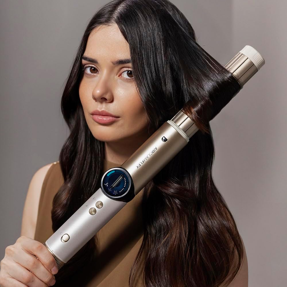 Cecotec - AirGlam 14in1 Flex - styler 1400W, écran, Coanda, céramique, kératine