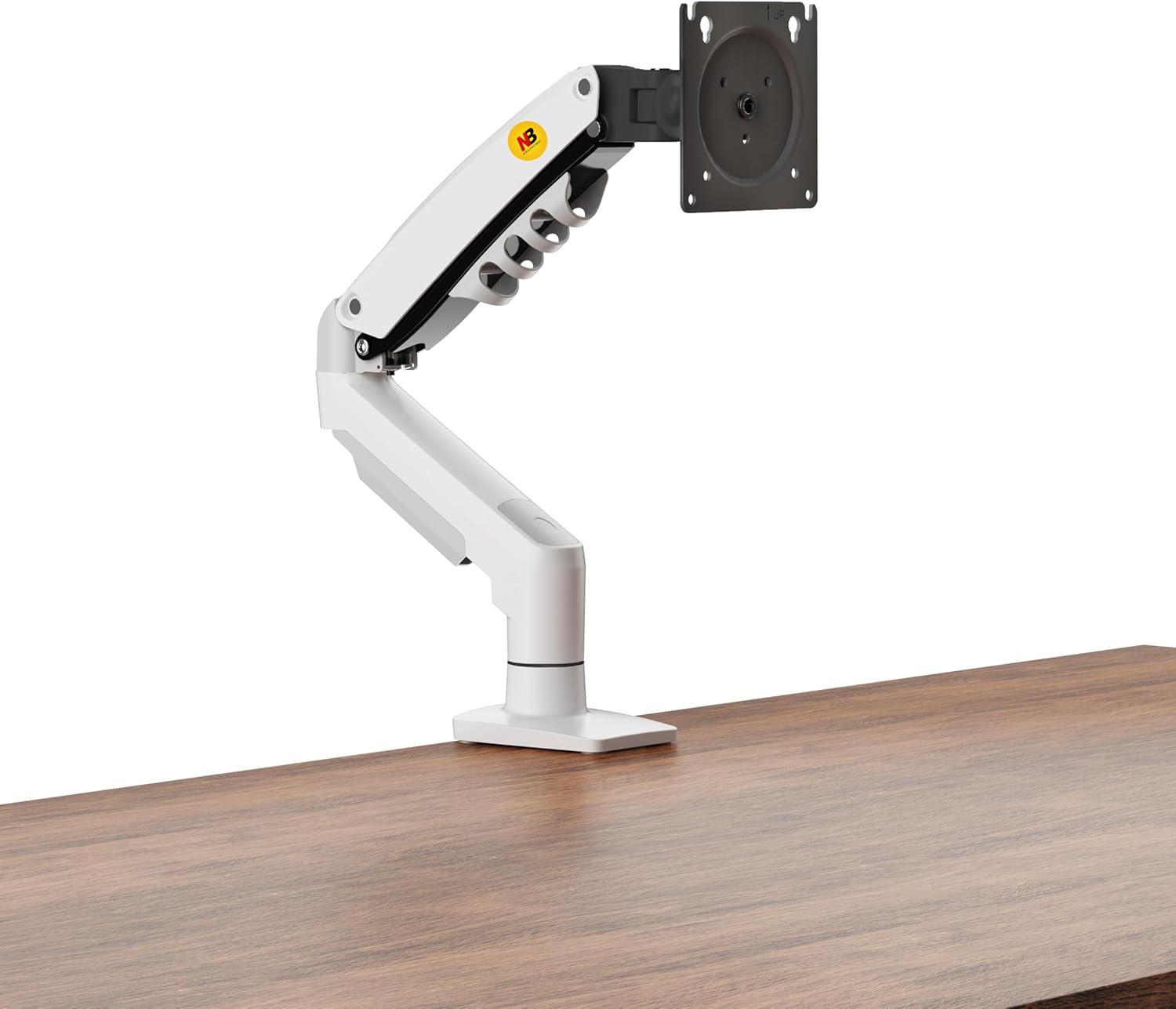 Ergosolid - Support écran PC - 17 à 32 pouces - bras articulé, ressort à gaz, rotation 360°