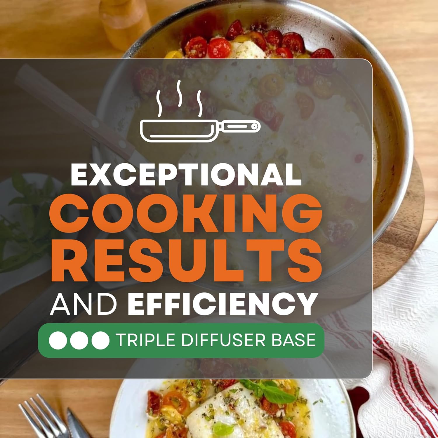 BRA - Signature série - 20/24/26 cm - inox 18/10, triple fond, induction