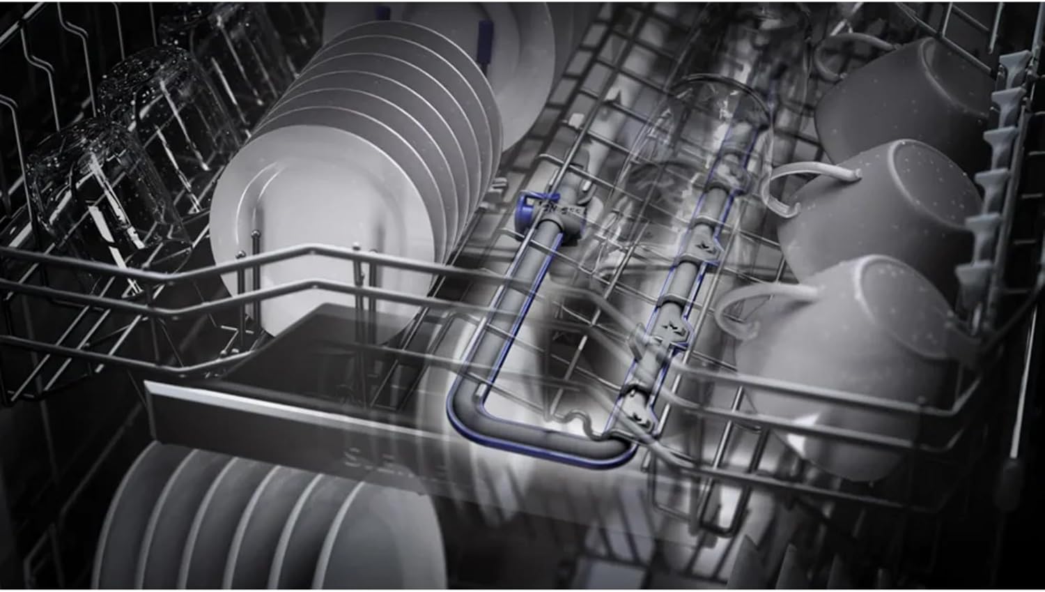 Siemens - iQ700 lave-vaisselle intégrable 60 cm, séchage Zeolith SN87TX02CE