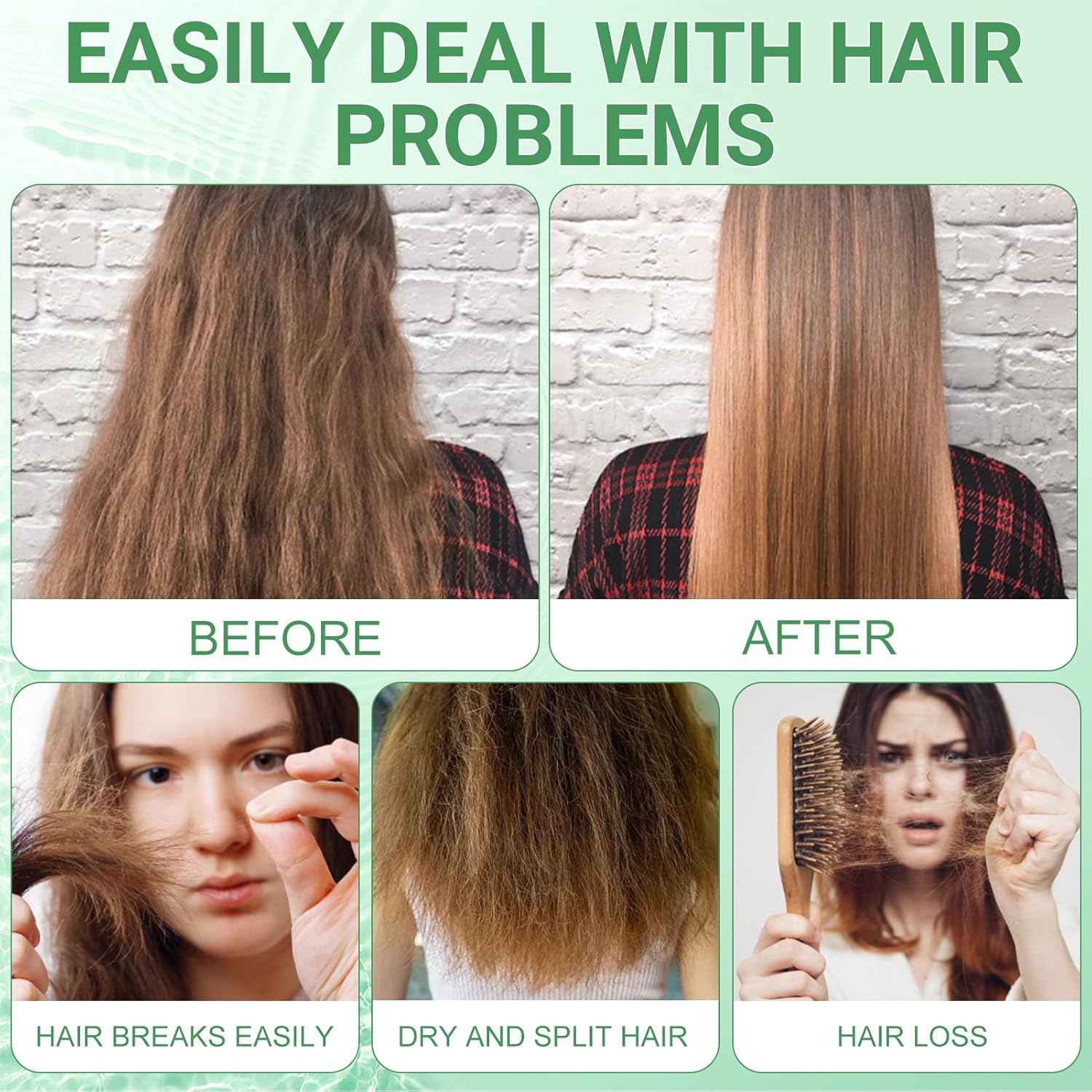 Shampoing à l'huile de Batana - set 2 pièces - hydratation, nutrition et réparation cheveux