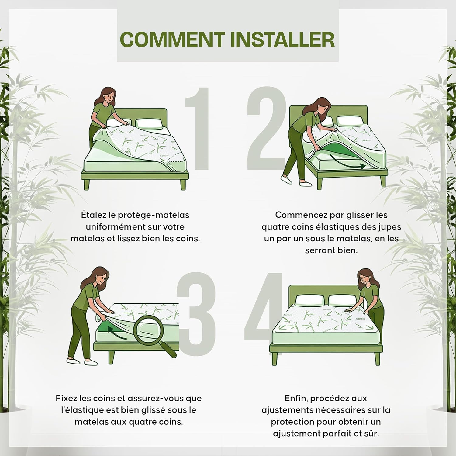 Utopia Bedding - Protège Matelas Premium - 160x190x30 cm - Imperméable, Respirant, Certifié Oeko-Tex