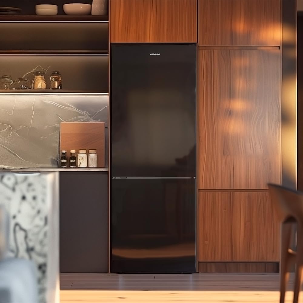 Cecotec - Bolero CoolMarket Combi 250 - 250L - noir, No Frost, Multi Air Flow, classe E