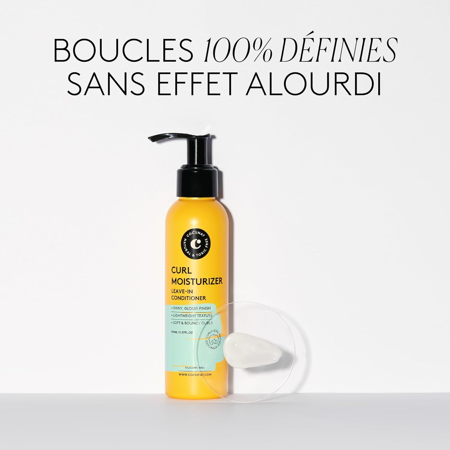 Cocunat - Curl Moisturizer - 150 ml - hydrate, définit et démêle boucles