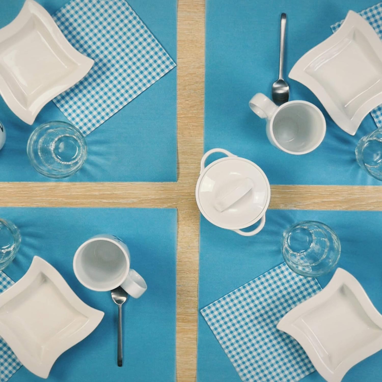 Chemin de Table - Airlaid rouge FSC - 0,40x4,80m - 3 en 1