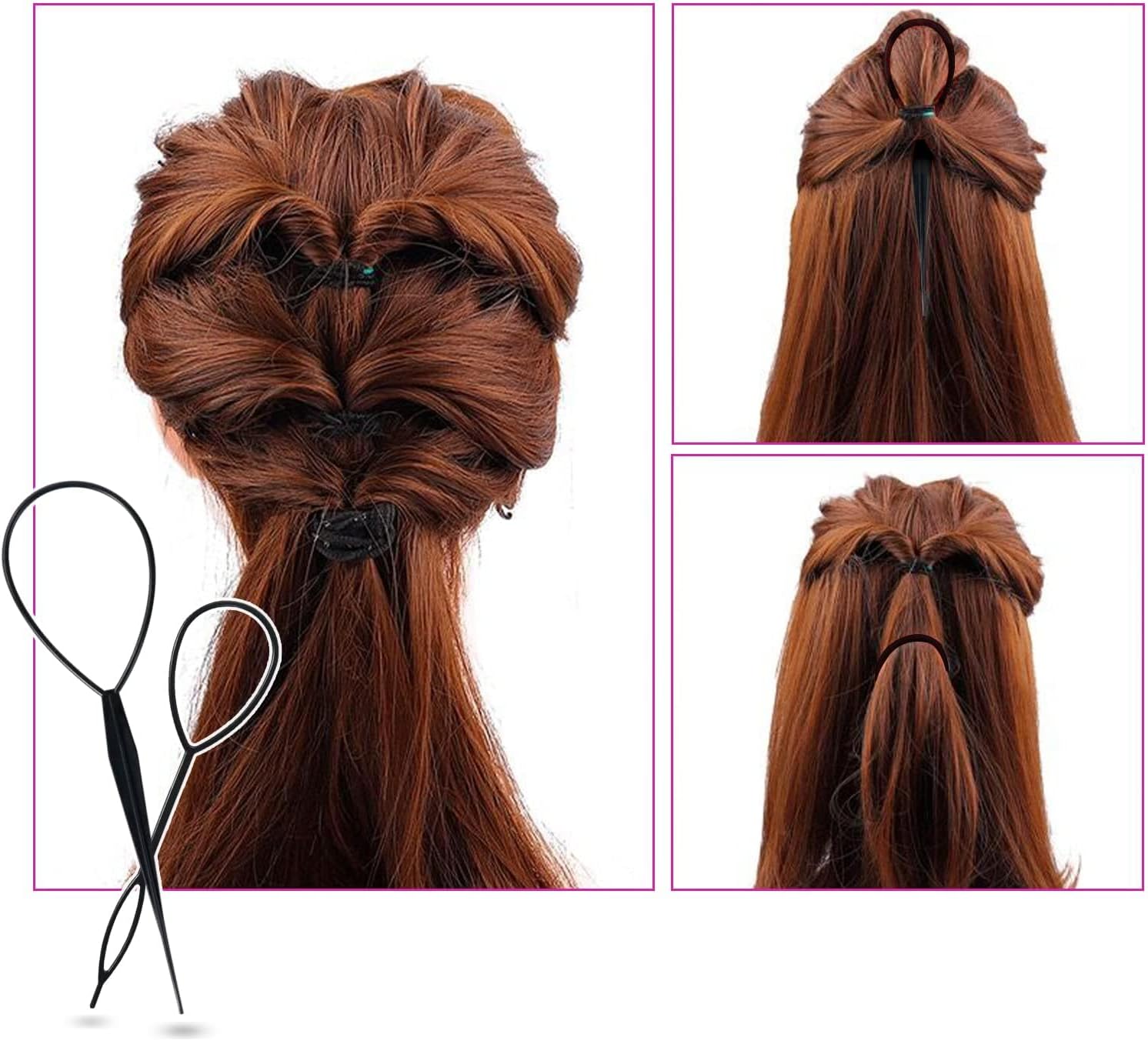 Outil de coiffure - tresse cheveux - 2pcs - simple, élégant, débutants