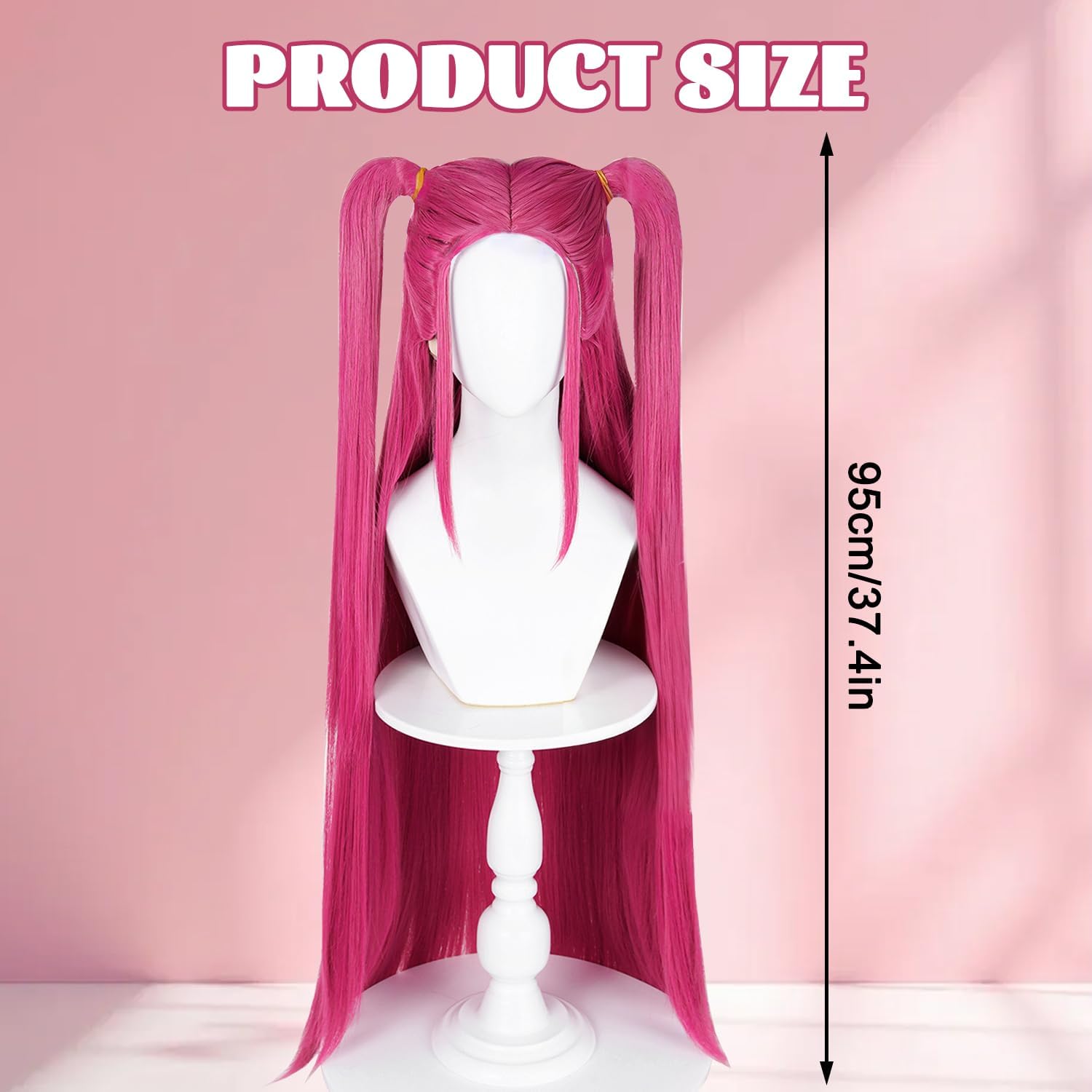 Perruque cosplay enfant - longue violette - festival, Halloween, fête