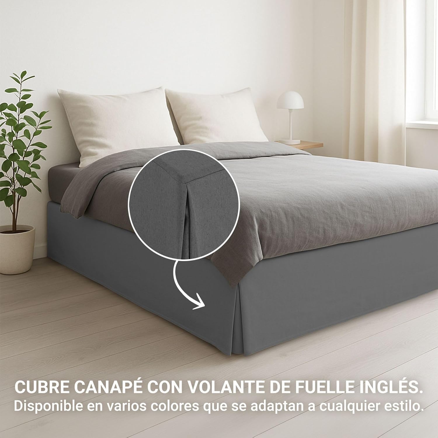 Housse de canapé - 135x190/200 cm - réglable, antidérapante, respirante, fabrication Espagne