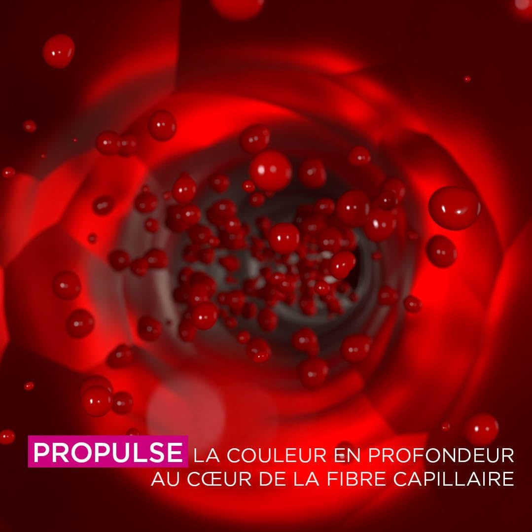 Garnier - Olia Vivids - coloration permanente huile, rouge intense 6.60