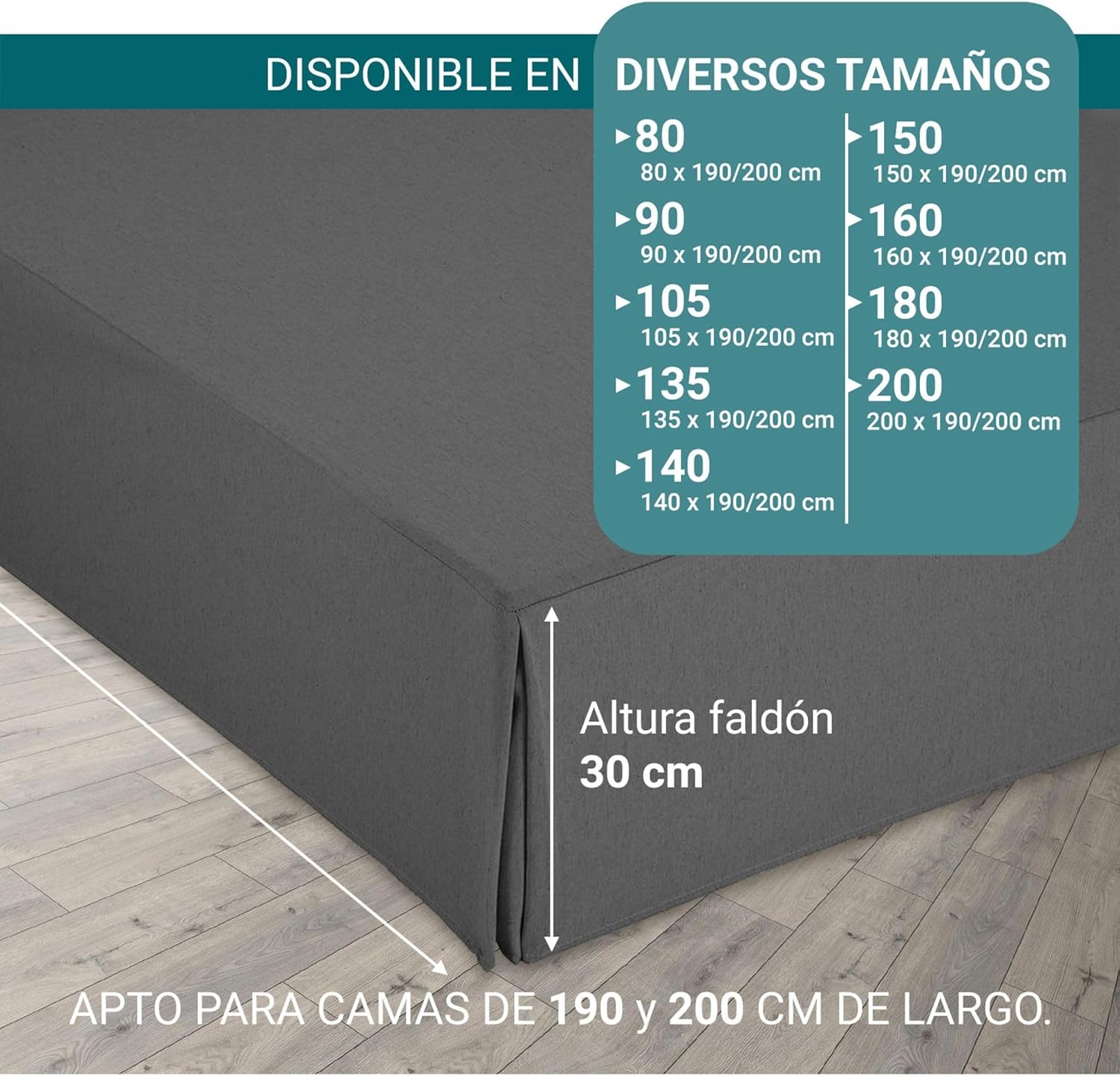 Housse de canapé - 135x190/200 cm - réglable, antidérapante, respirante, fabrication Espagne