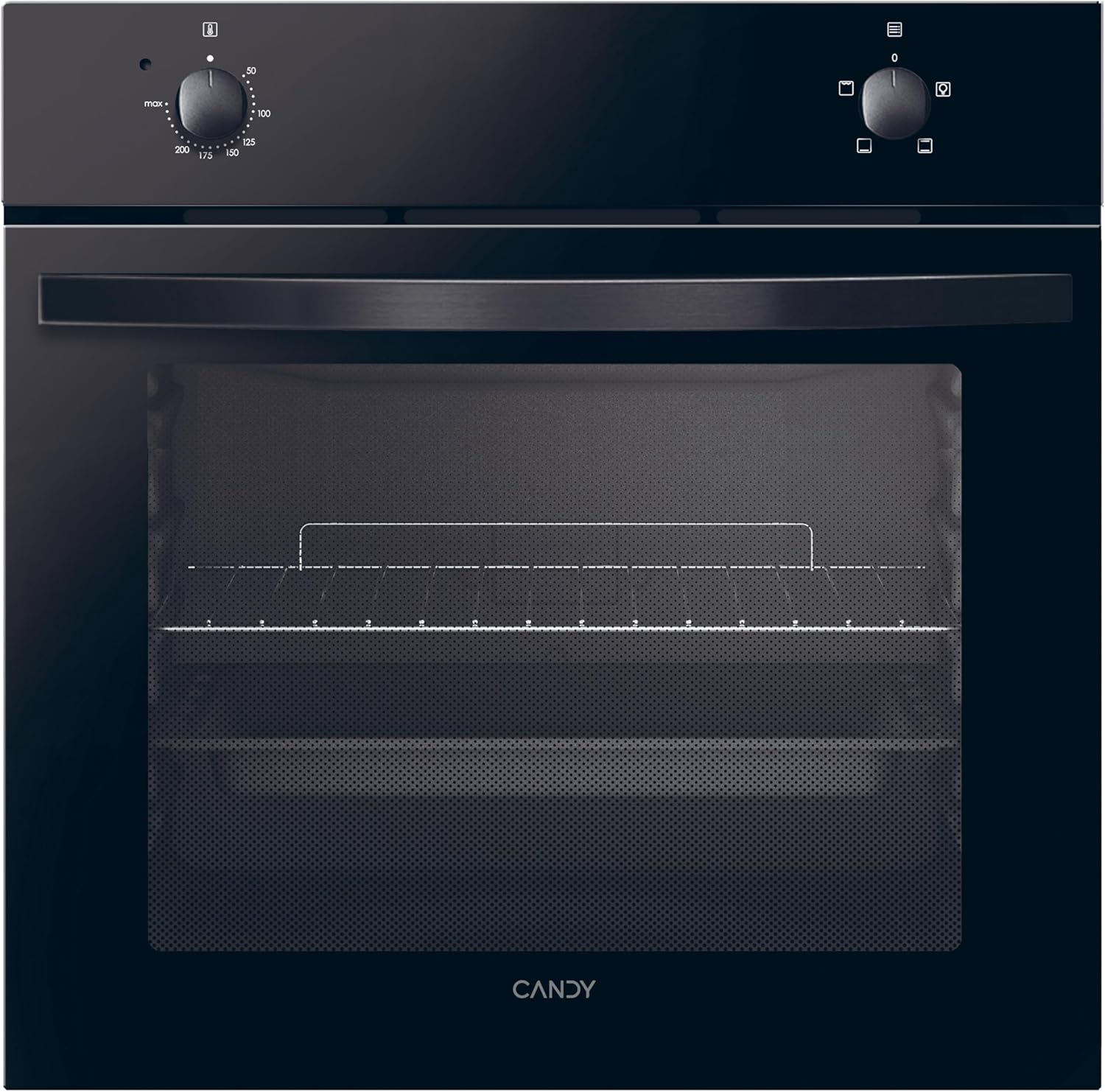Candy - Four encastrable série N - 70L, 3 modes, émail lisse - FIDCN100