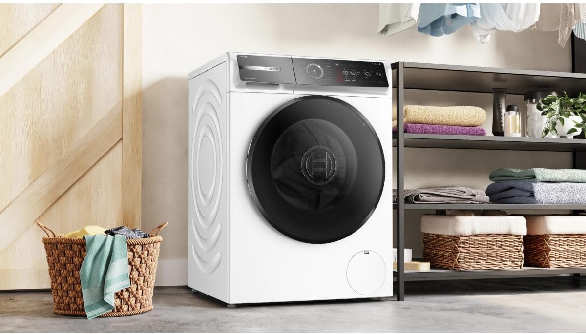 Bosch - lave-linge Série 8 - 10 kg, 1600 trs/min, blanc - WGB256A2FR