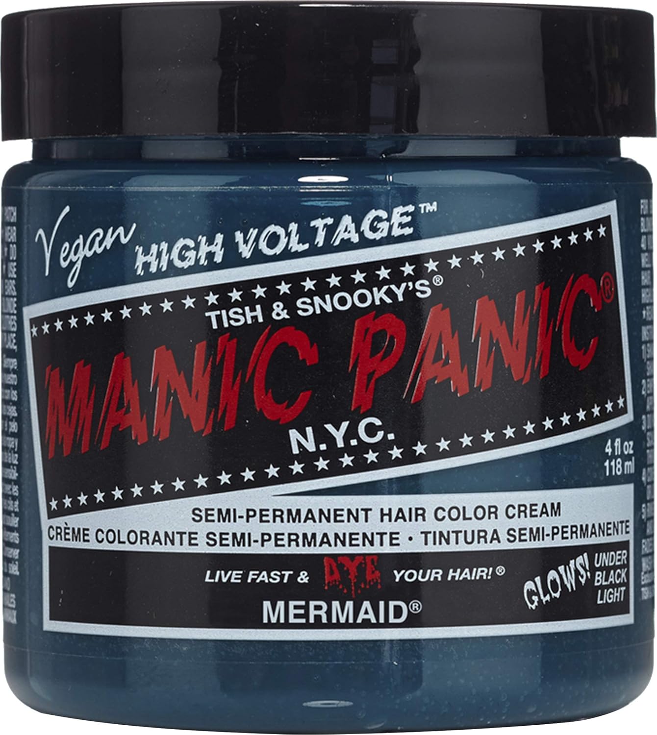 Manic Panic - Classic Semi-Permanent 118ml - Couleur Mermaid, tenue longue