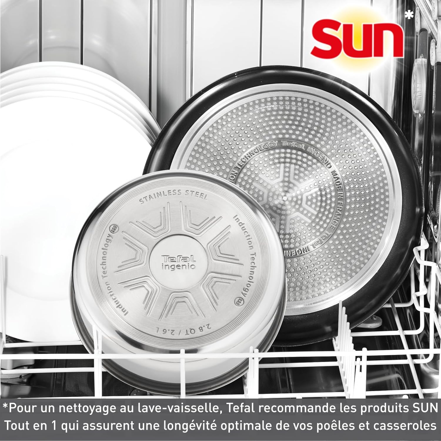 Tefal - Ingenio Eco Resist - poêle à crêpe 27cm, induction, fonte d'aluminium, antiadhésif, lave-vaisselle, L8581004