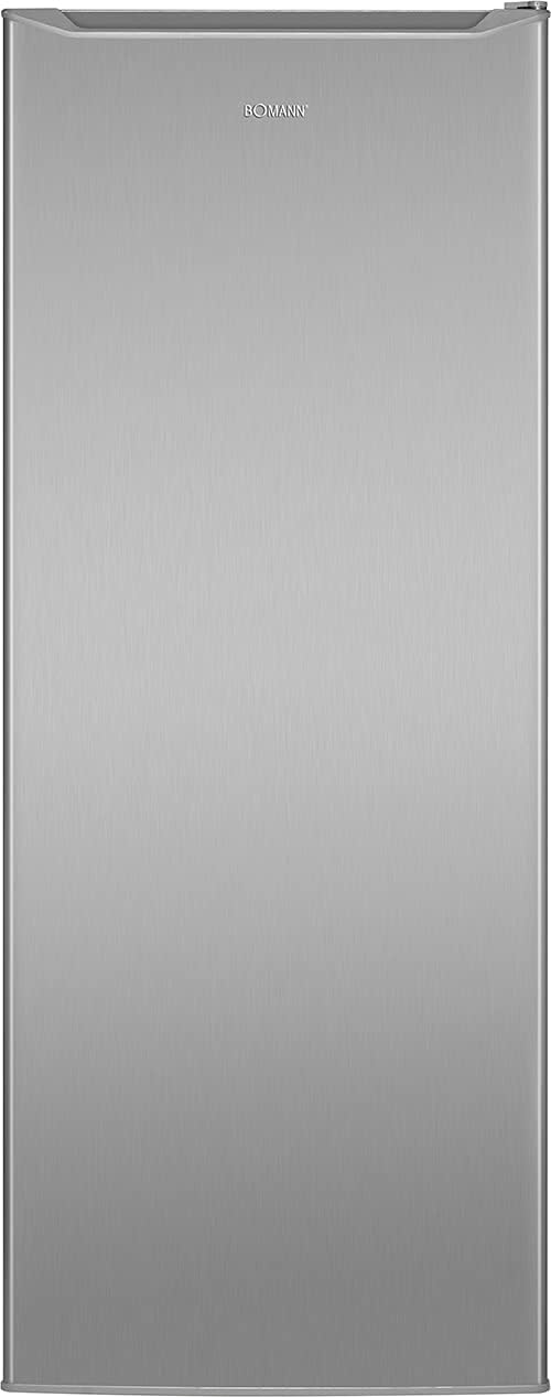 Bomann - congélateur GS 7340 - 168L, 4 tiroirs, inox, commande réglable - GS7340