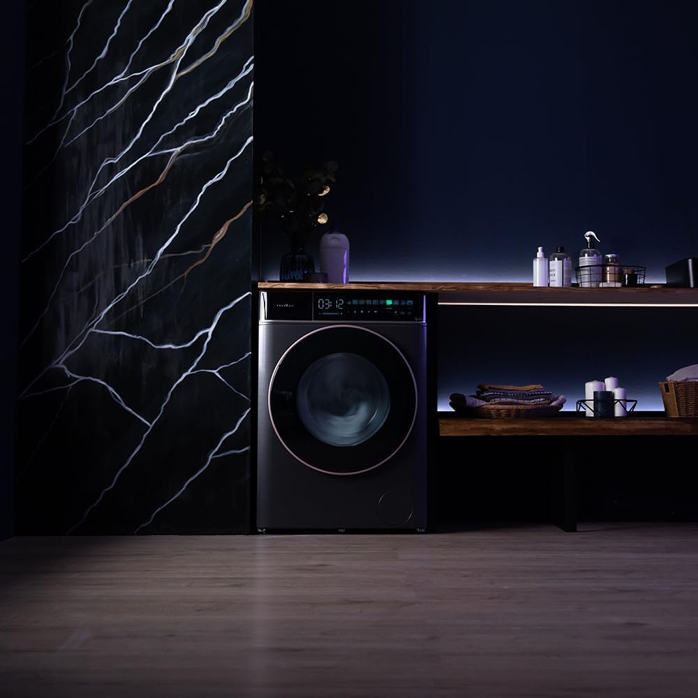 Cecotec - Bolero DressCode 9900 - 9kg, 1400tr/min, Autodose, écran 10,3