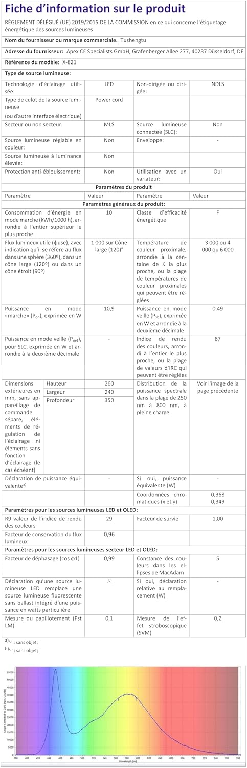 Auxmir - Miroir mural lumineux 8