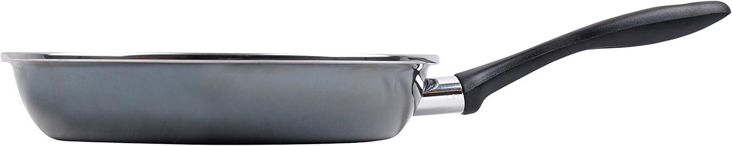 Megafesa - Glass série - poêle 26 cm - revêtement cristal noir