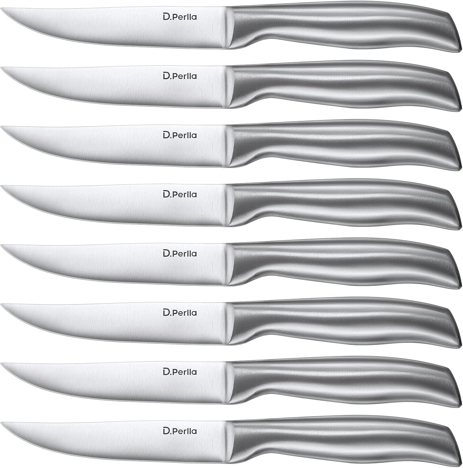 D.Perlla - couteaux à steak lame droite, 23.1 cm, extra tranchants