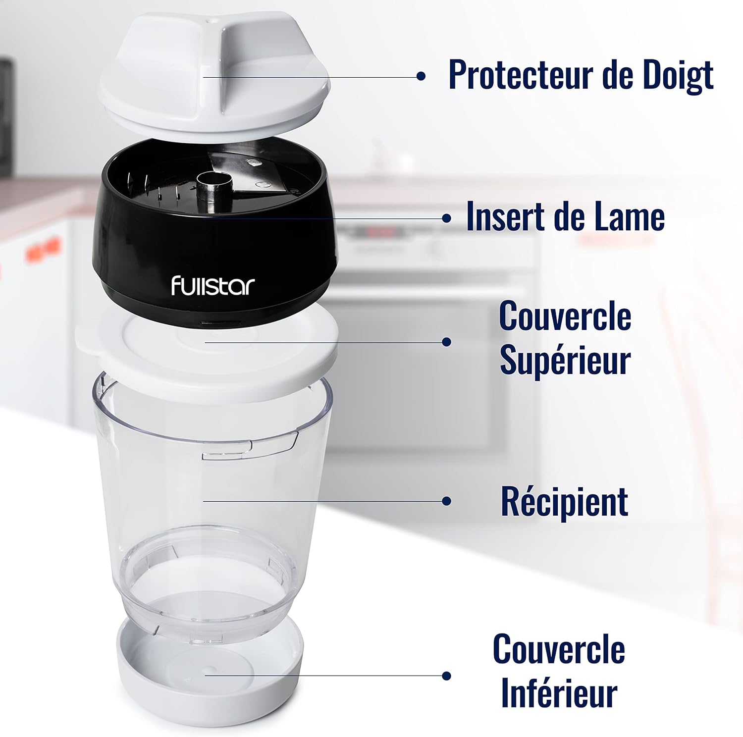 Spiraliseur de légumes manuel, 4-en-1, compact, spaghettis, multifonction