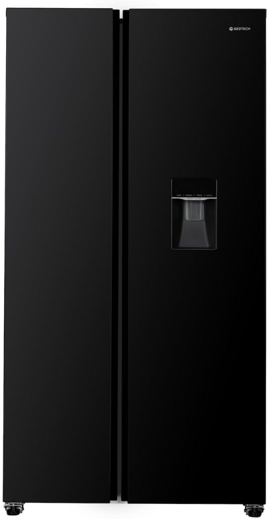 GEDTECH - réfrigérateur multi-portes 510L, eau, noir - GSBS510BL