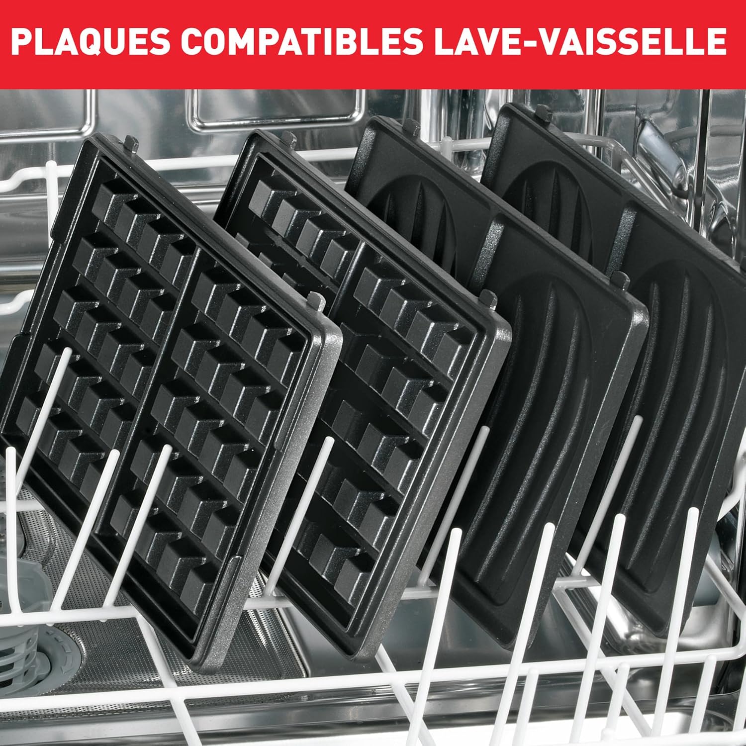 Tefal - Snack Collection - 2 plaques incluses, rangement facile, SW852D12