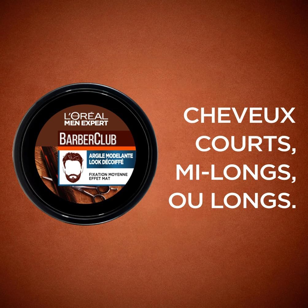L'Oréal - Men Expert BarberClub - 75ml - argile coiffante look mat