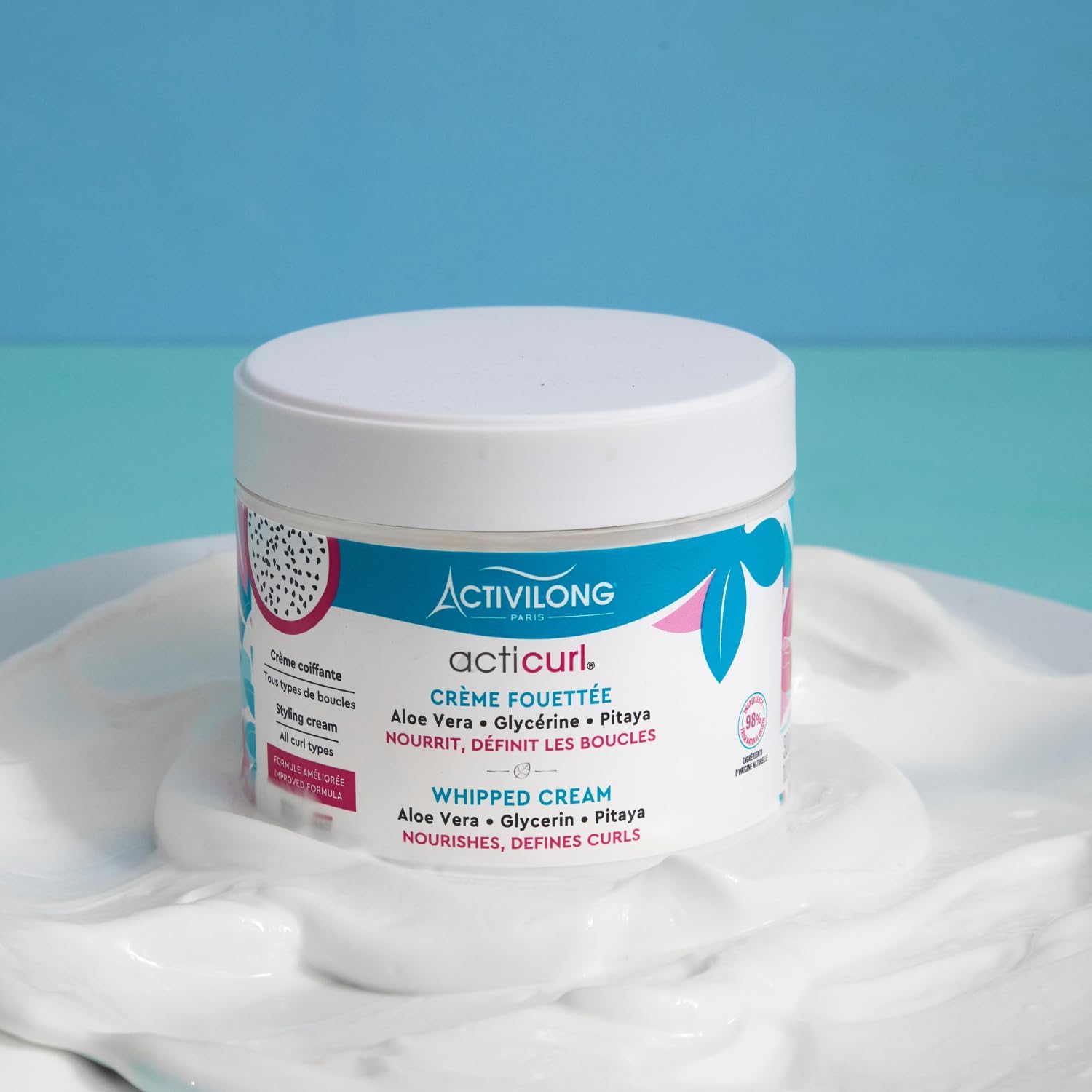 Activilong - Acticurl Crème Fouettée - 300ml - boucles définies, 98% naturel, lot de 6