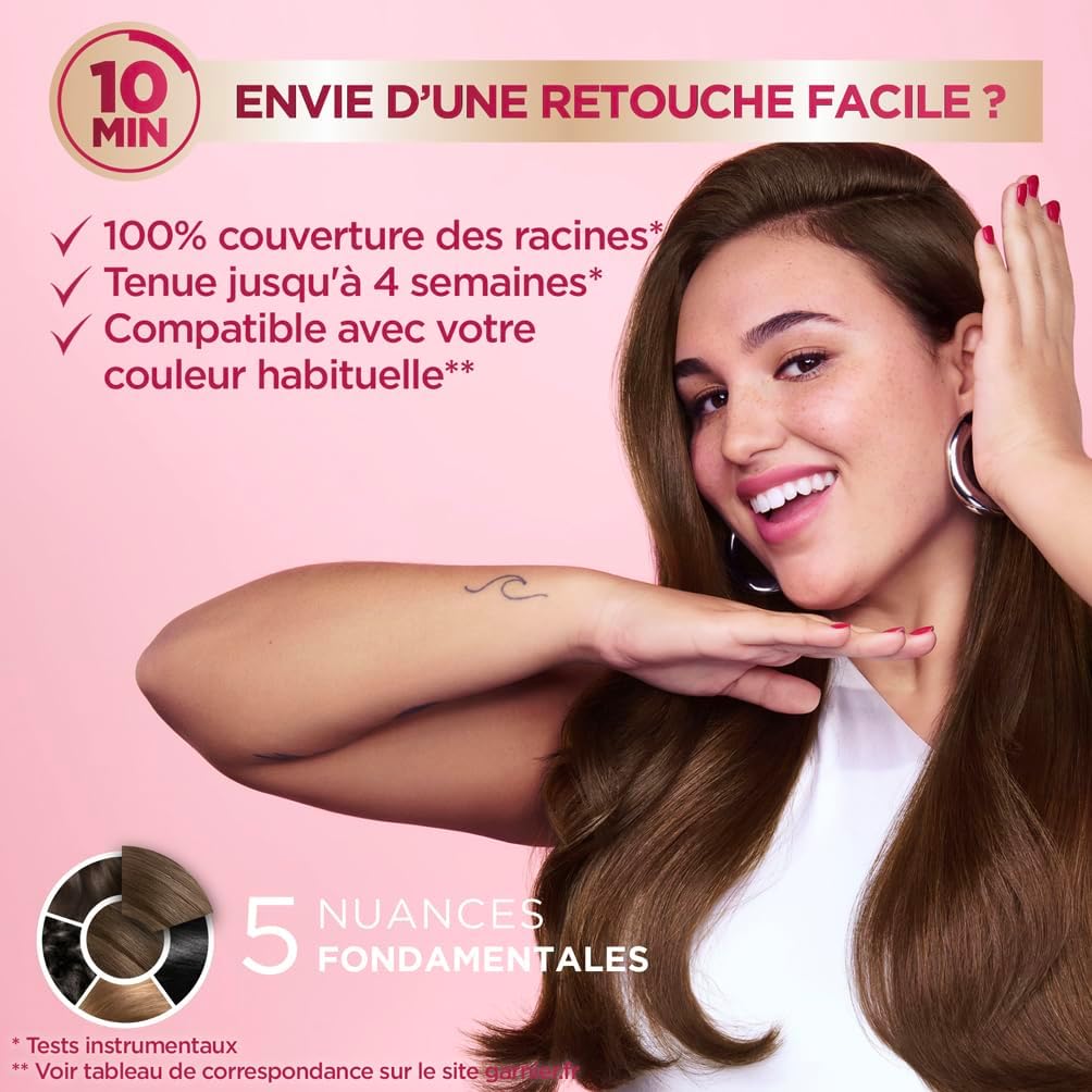 Garnier - Color Shampoo Retouch - semi-permanent - châtain clair