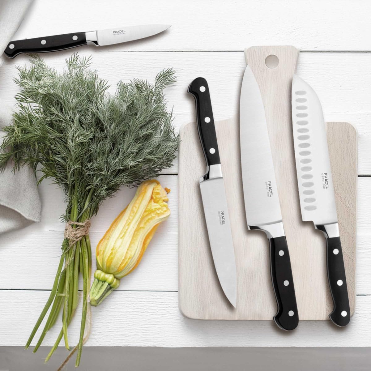 Blason - Santoku finition satinée 18cm - Acier inoxydable 13C