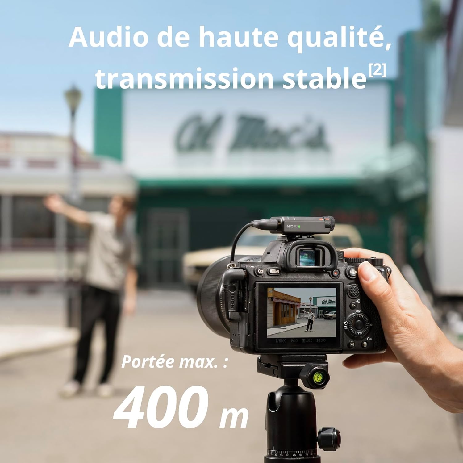 DJI - Mic Mini Série - compact - 2 émetteurs, micro riche, 2 personnes