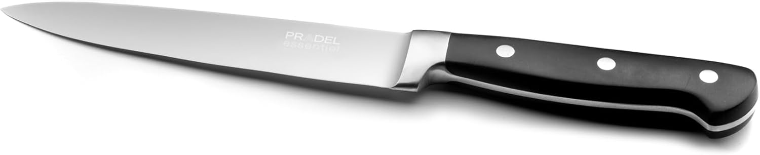 Set de couteaux steak - Blason, 4 pièces, inox 13C, finition satinée, noir