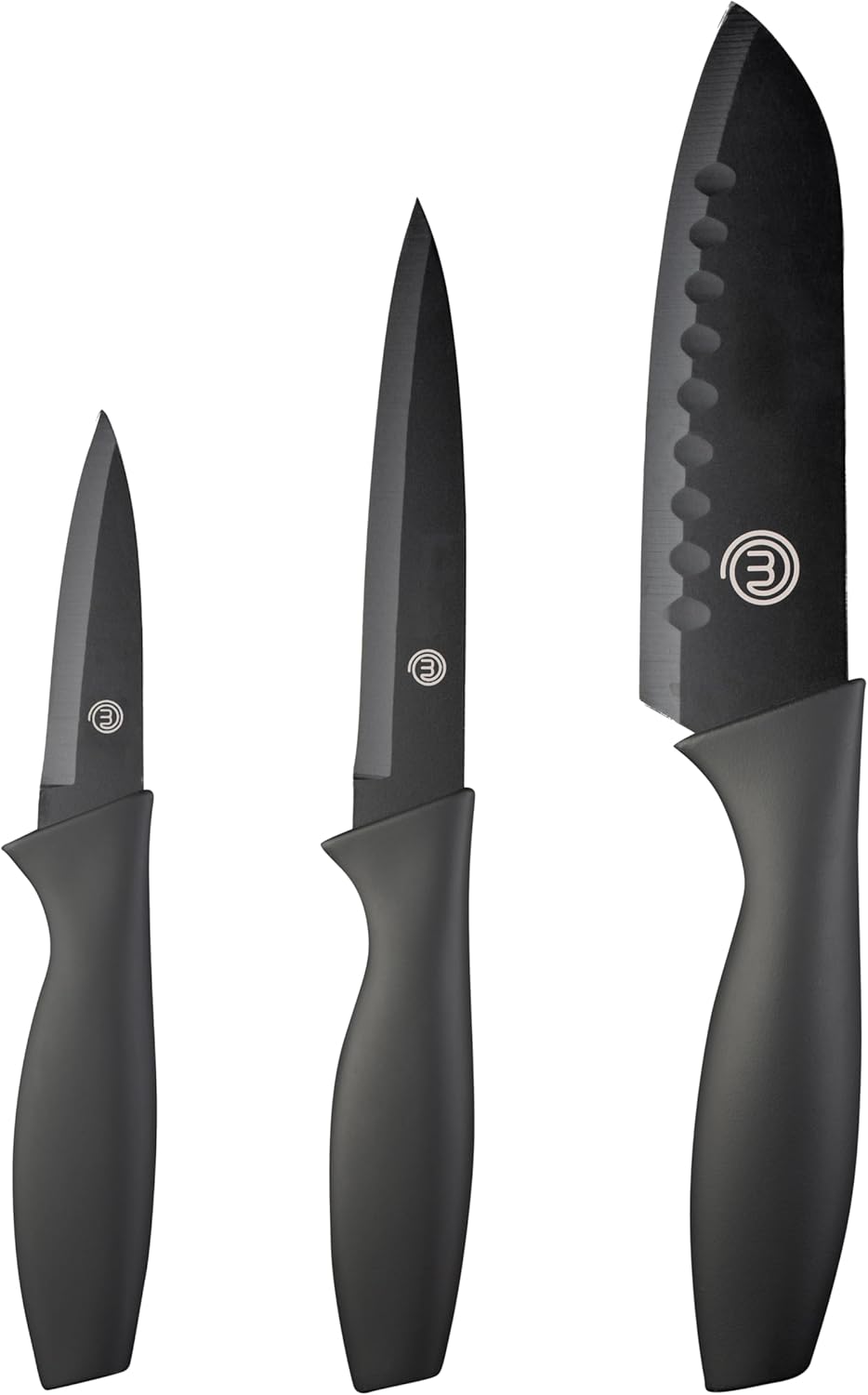 MasterChef - Set Couteaux Cuisine - inox, antiadhésif, ergonomique